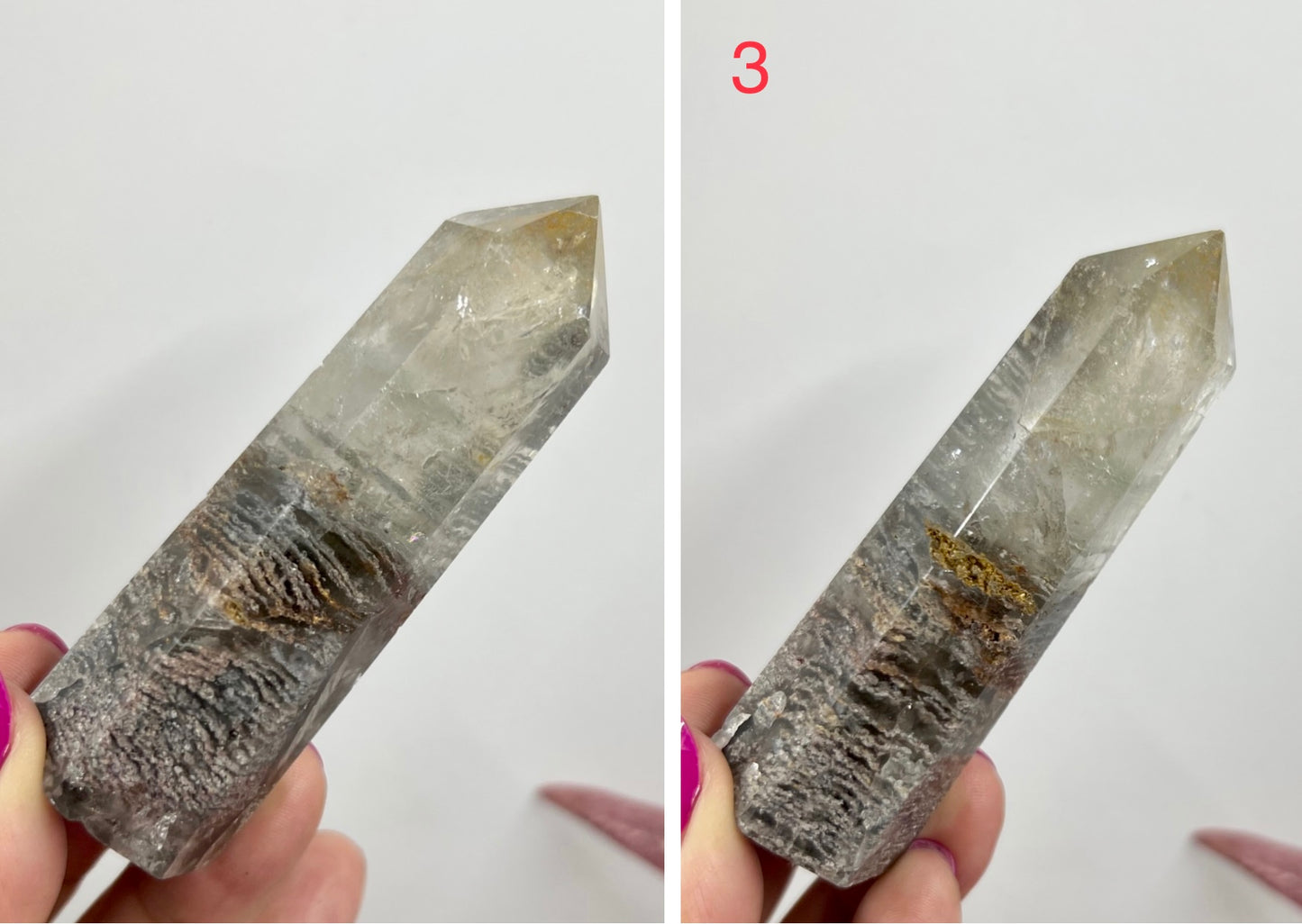 Thousand Layer Lodolite Scenic Quartz Points Crystal Generators YOU CHOOSE