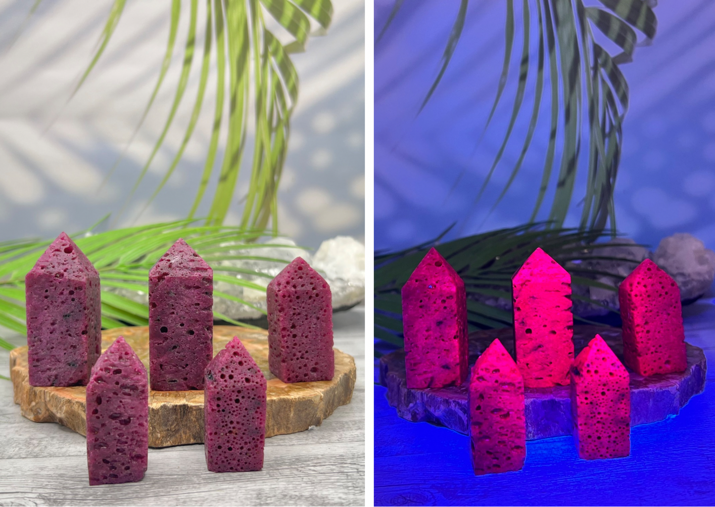 Ruby Points UV Reactive Crystal Generators YOU CHOOSE