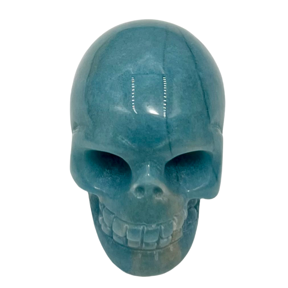 Trolleite Rare Skull 2 Inches Hand Carved Crystal Carving