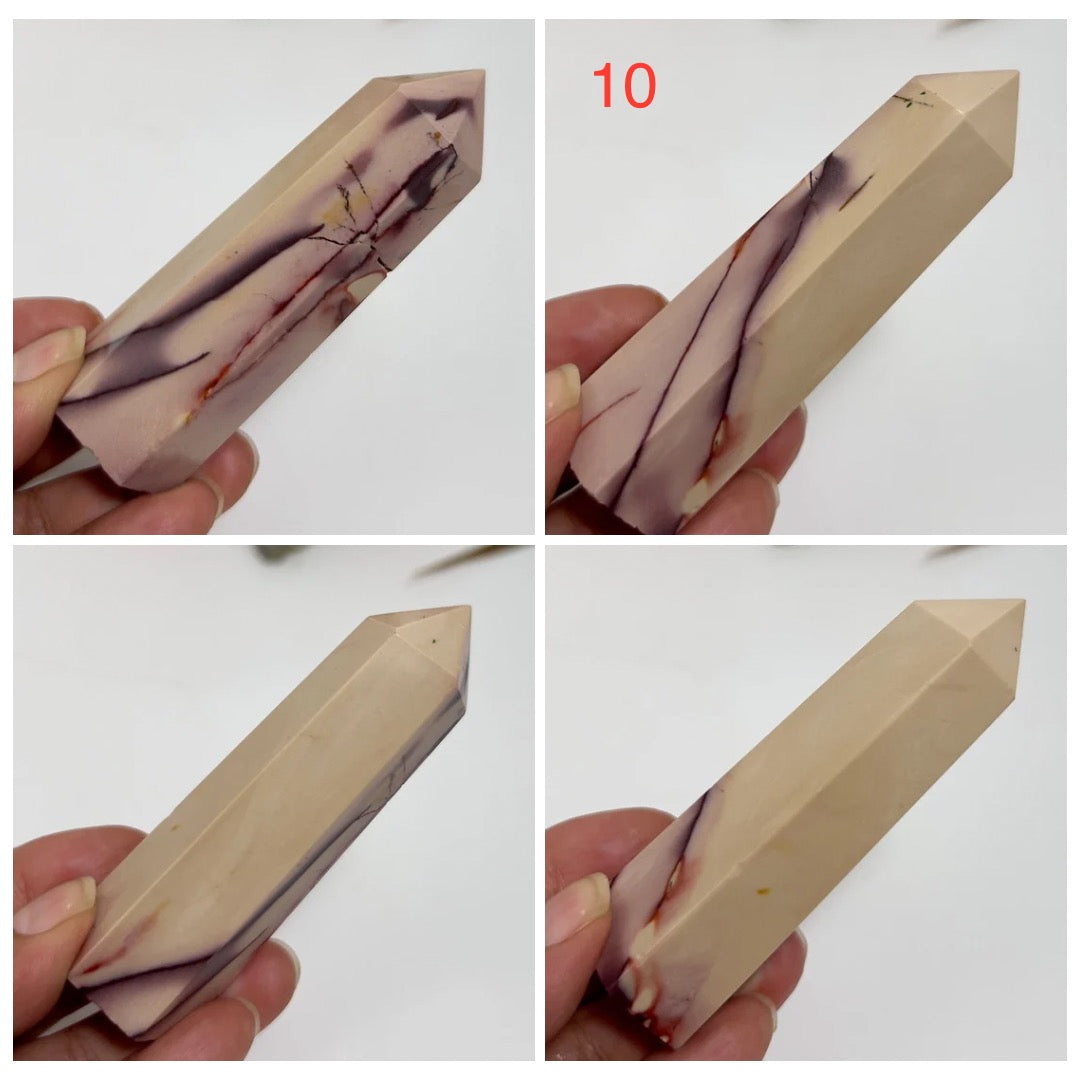 Mookaite Jasper Points Australian Gemstone Crystal Generators YOU CHOOSE