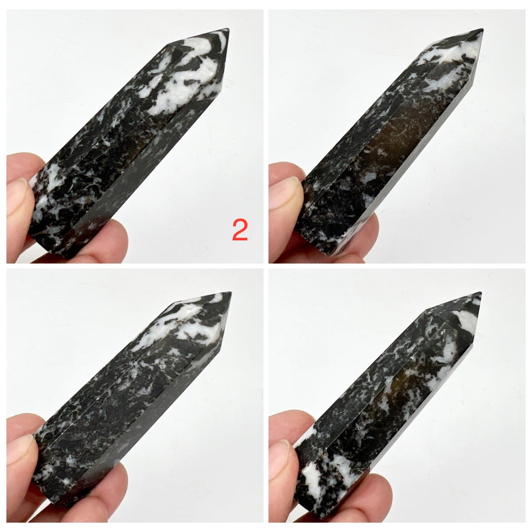 Zebra Jasper Points Towers Crystal Generators YOU CHOOSE