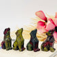Small Dragons Blood Stone Jasper Wolves Dogs Crystal Carvings YOU CHOOSE