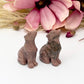 Unakite Jasper Small Wolves Dogs Crystal Carvings YOU CHOOSE