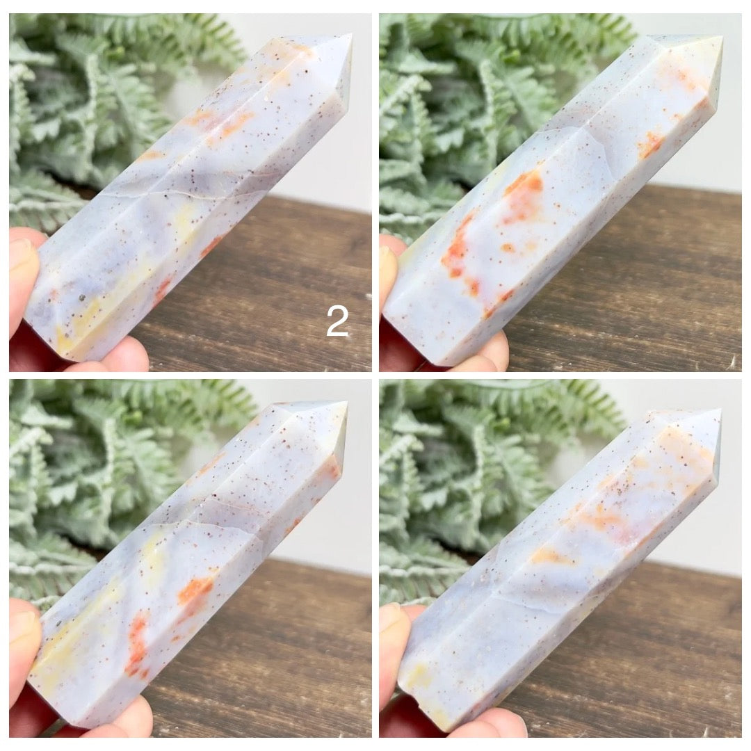 Ocean Orbicular Sea Jasper Points Towers Crystal Generators YOU CHOOSE