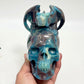 Trolleite Gargoyle on Skull Hollow Jaw Rare Healing Crystal Carving 1564g