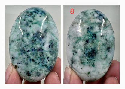 Fynchenite Phoenix Stone Palm Stones Meditation Crystals YOU CHOOSE