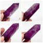 Fuchsia Purple Fluorite Points Towers Crystals YOU CHOOSE