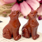 Small Red Jasper Wolves Dogs Crystal Carvings YOU CHOOSE