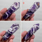 Chevron Dream Amethyst Double Terminated DT Crystal YOU CHOOSE
