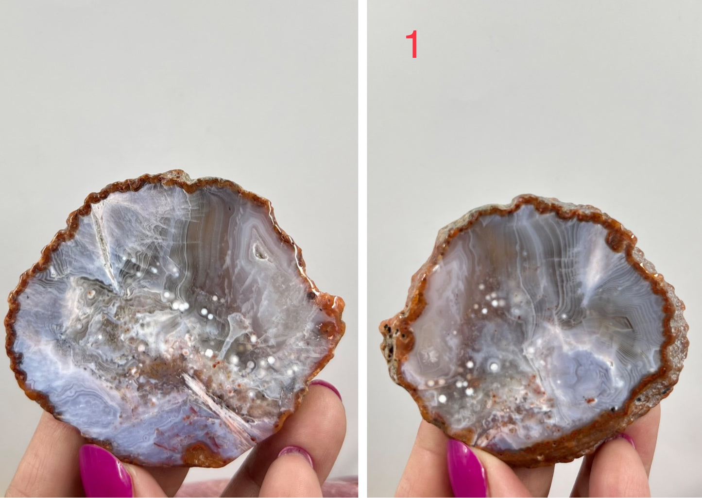 Agate Slice Slab Natural Raw Crystal YOU CHOOSE