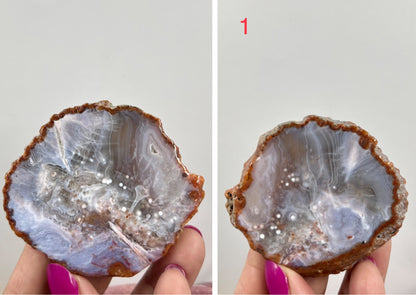 Agate Slice Slab Natural Raw Crystal YOU CHOOSE