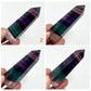 Rainbow Fluorite Points Towers Crystal Generators YOU CHOOSE
