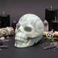 Peruvian Blue Opal Skull Healing Crystal Carving 1480g