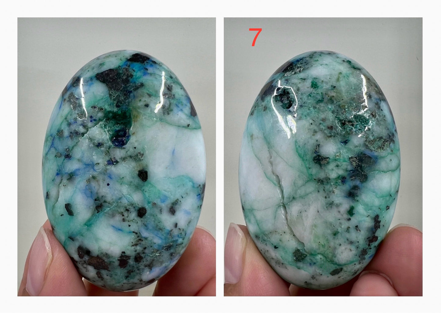 Fynchenite Phoenix Stone Palm Stones Meditation Crystals YOU CHOOSE
