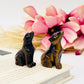 Small Tigers Eye Wolves Dogs Crystal Carvings YOU CHOOSE