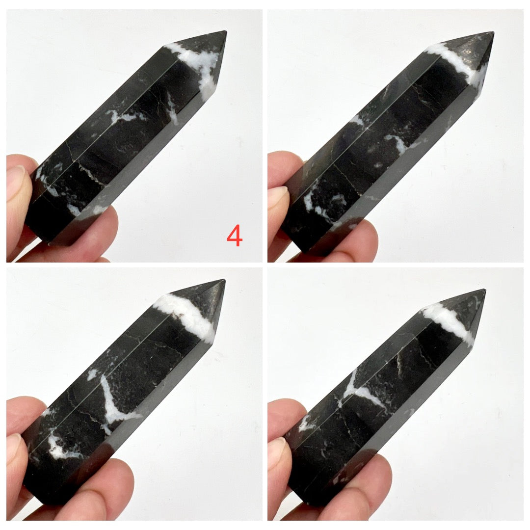 Zebra Jasper Points Towers Crystal Generators YOU CHOOSE