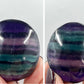 Rainbow Fluorite Palm Stone Crystal Worry Meditation YOU CHOOSE