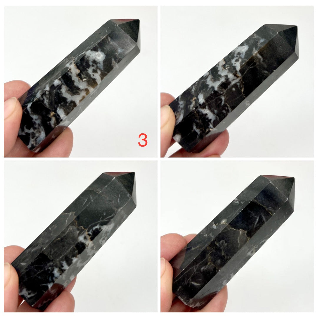 Zebra Jasper Points Towers Crystal Generators YOU CHOOSE