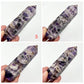 Chevron Dream Amethyst Points Towers Crystal Generators YOU CHOOSE