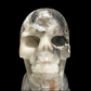Mosaic Chalcedony Quartz Rare Skull Healing Crystal Carving 1037g