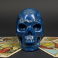 Lapis Lazuli with Pyrite Skull Healing Crystal Carving 609g
