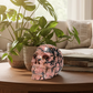 Rhodonite Skull Healing Crystal Carving 957g