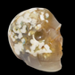 Flower Agate Skull Healing Crystal Carving 1137g