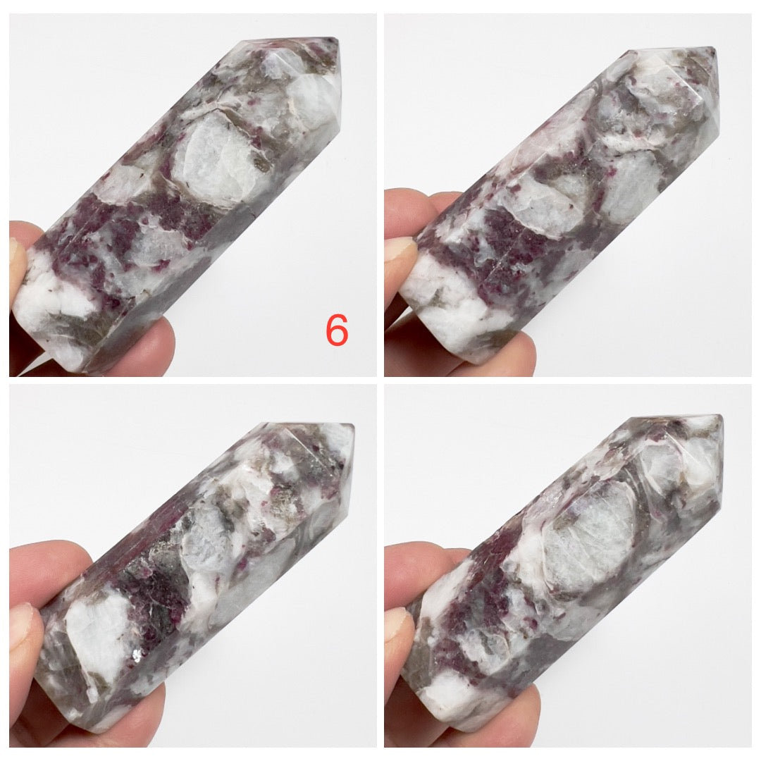 Rubellite Tourmaline Points Tower Crystal Generators YOU CHOOSE