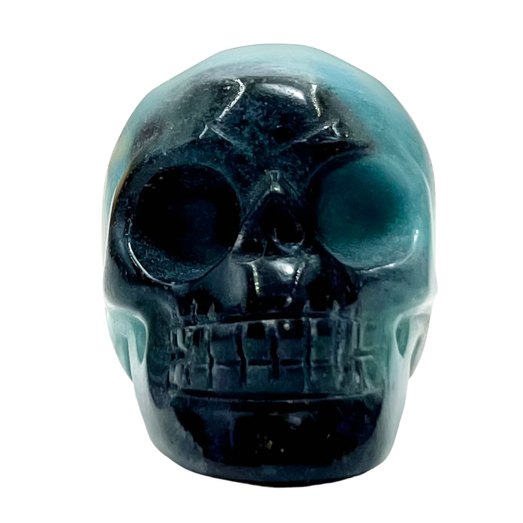 Trolleite Rare Skull 2 Inches Hand Carved Crystal Carving