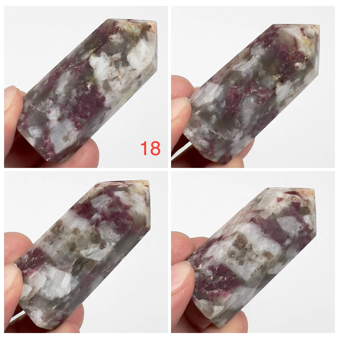 Rubellite Tourmaline Points Tower Crystal Generators YOU CHOOSE