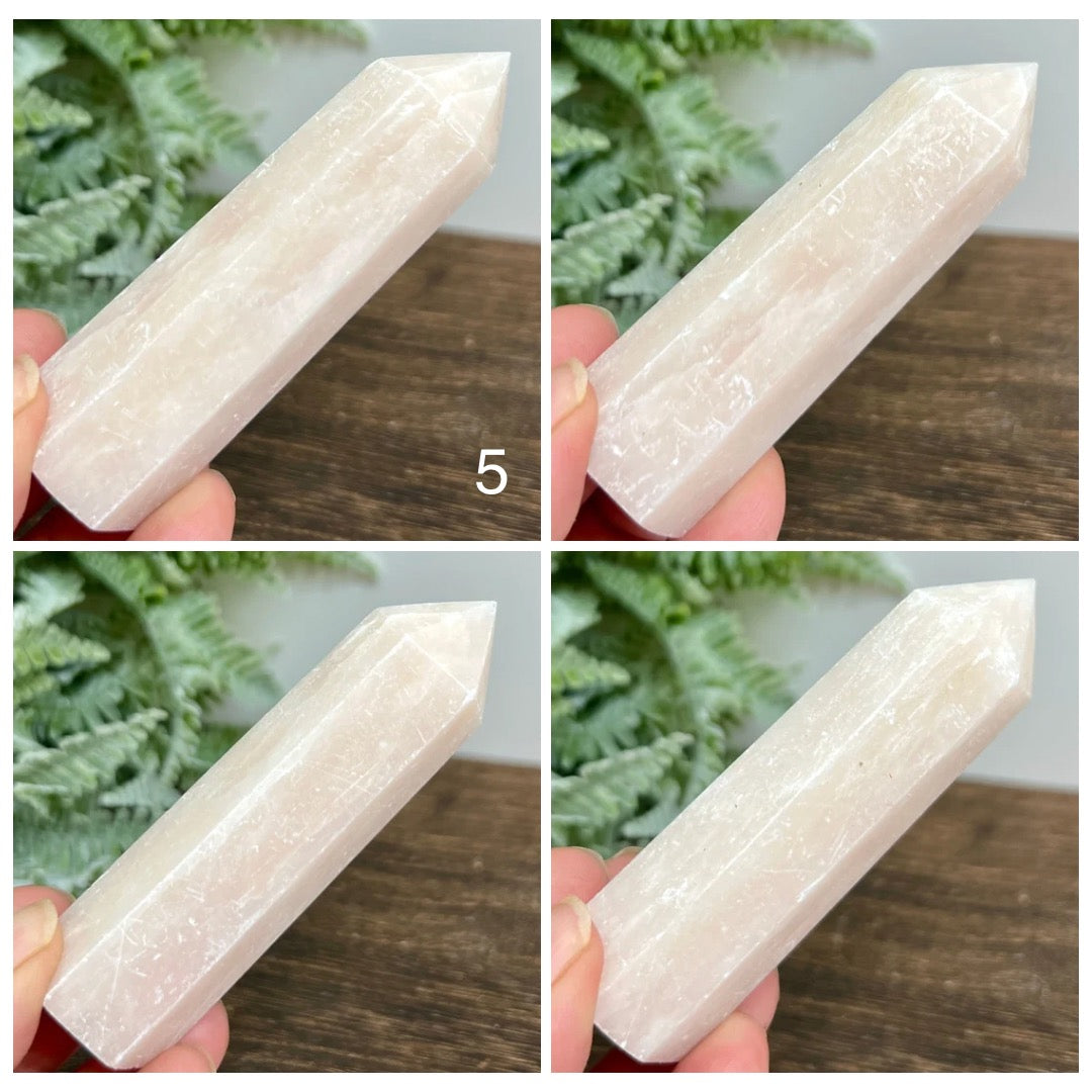 Pink Opal Points Towers Healing Crystal Generators YOU CHOOSE