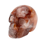 Fire Quartz Hematoid Skull 2 Inches Hand Carved Crystal Carving