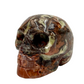 Money Agate Indonesian bloodstone Skull 2 Inches Rare Hand Carved Crystal Carving
