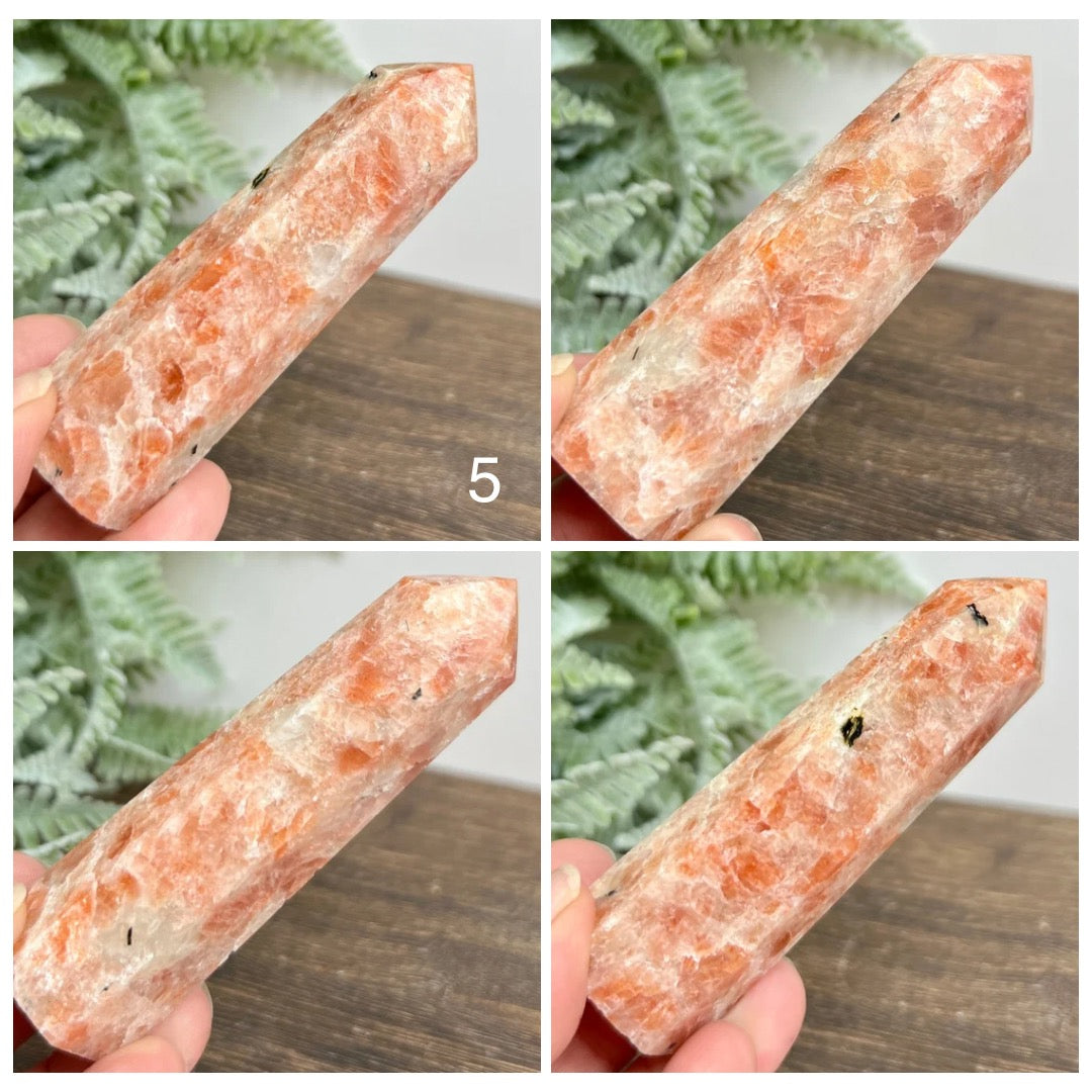 Sunstone Points Towers Healing Crystal Generators YOU CHOOSE