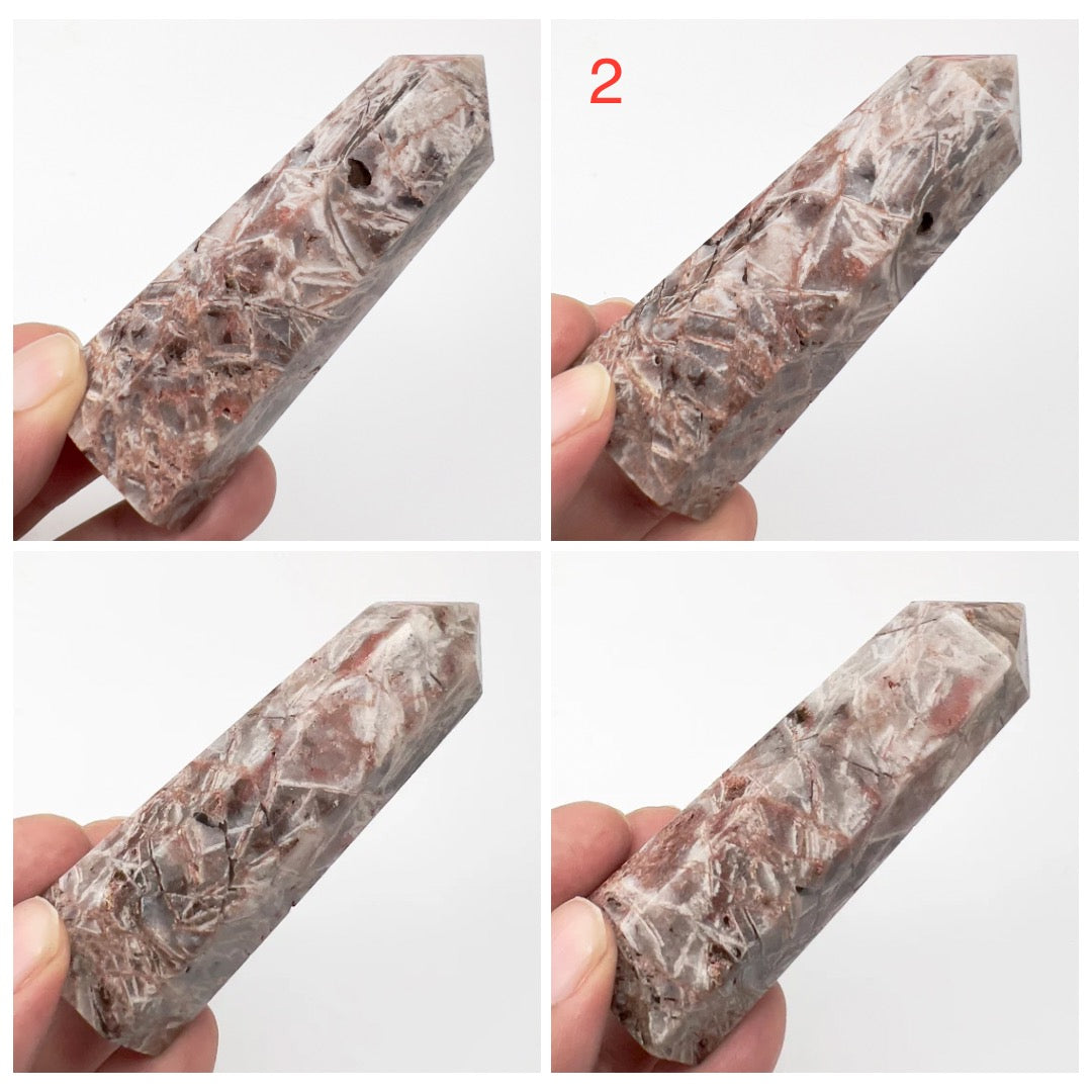 Red Violet Jasper Points Towers Crystal Generators YOU CHOOSE