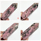 Rhodonite Points Towers Crystal Generators YOU CHOOSE