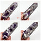 Chevron Dream Amethyst Points Towers Crystal Generators YOU CHOOSE