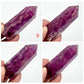 Fuchsia Purple Fluorite Points Towers Crystals YOU CHOOSE