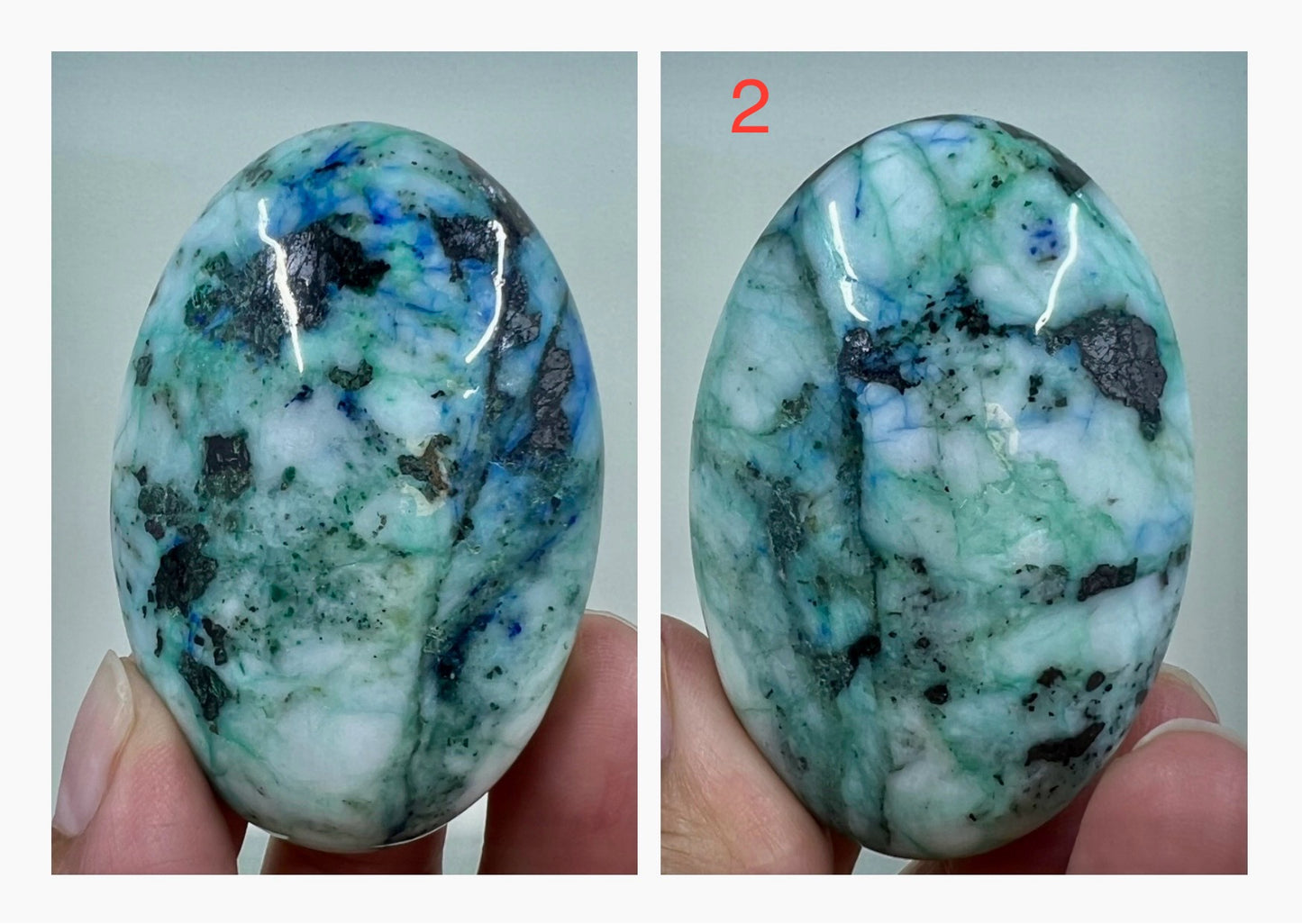Fynchenite Phoenix Stone Palm Stones Meditation Crystals YOU CHOOSE
