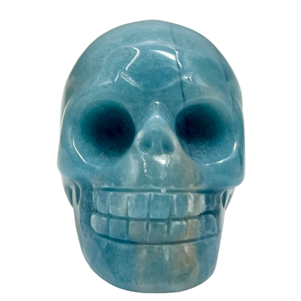 Trolleite Rare Skull 2 Inches Hand Carved Crystal Carving