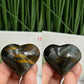 Blue Tigers Eye Hawks Eye Hearts Crystal Carvings YOU CHOOSE