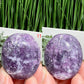 Lepidolite Purple Mica Palm Stones Meditation Crystals YOU CHOOSE