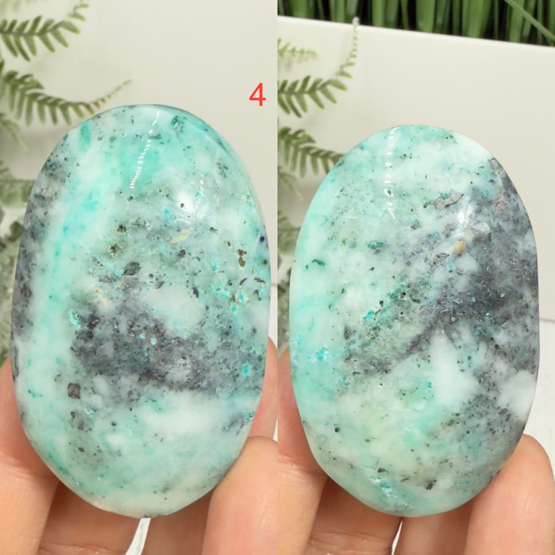 Fynchenite Phoenix Stone Palm Stones Worry Meditation Crystals YOU CHOOSE