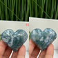 Moss Agate Hearts Crystal Carvings YOU CHOOSE