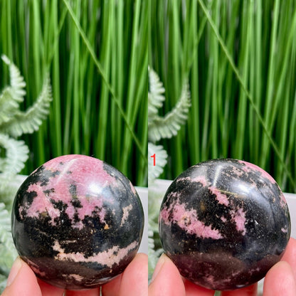 Rhodonite Palm Stones Worry Reiki Meditation Crystals YOU CHOOSE
