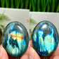 Labradorite Palm Stones Crystal Meditation Worry YOU CHOOSE