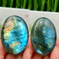 Labradorite Palm Stones Crystal Meditation Worry YOU CHOOSE
