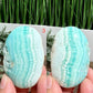 Blue Aragonite Palm Stone Worry High Quality Crystals YOU CHOOSE