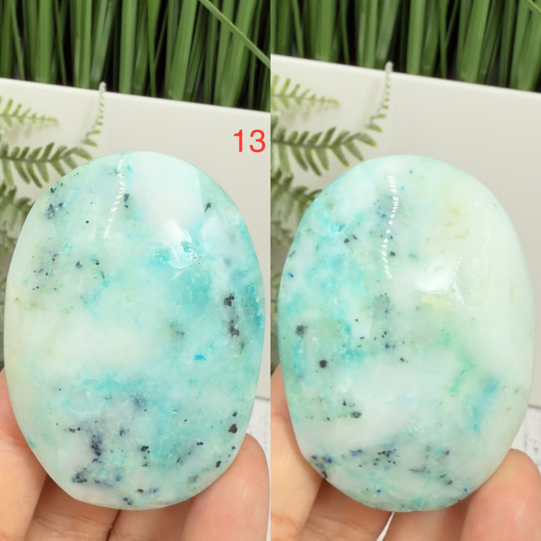 Fynchenite Phoenix Stone Palm Stones Worry Meditation Crystals YOU CHOOSE