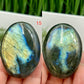 Labradorite Palm Stones Crystal Meditation Worry YOU CHOOSE